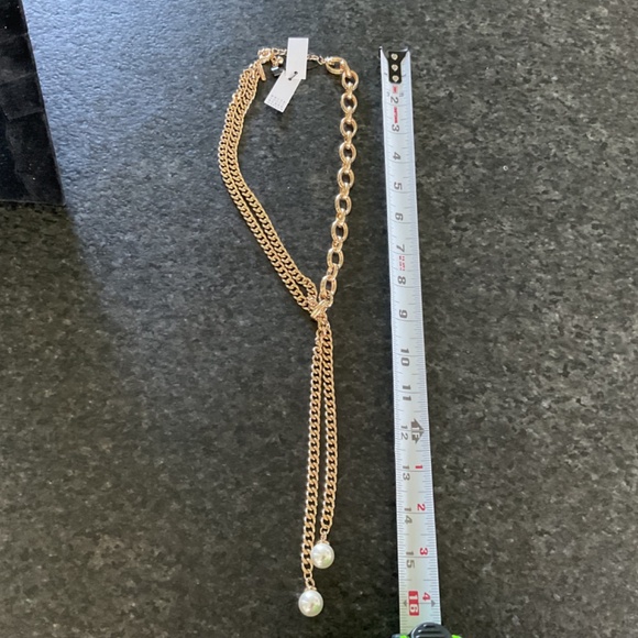 NWT double strand with pearl chain necklace from WHBM - Picture 8 of 8